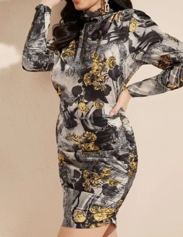 Rochie scurta Marciano Guess, gri