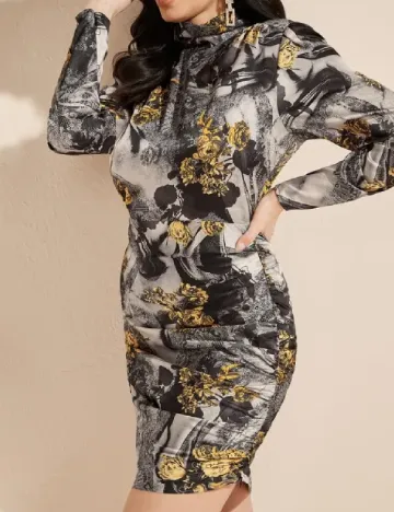 Rochie scurta Marciano Guess, gri