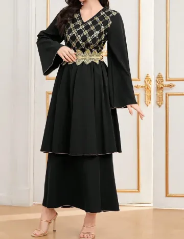 Rochie lunga SHEIN, negru Negru