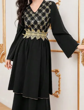 Rochie lunga SHEIN, negru Negru