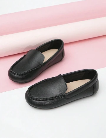 Mocasini Shein Kids, negru