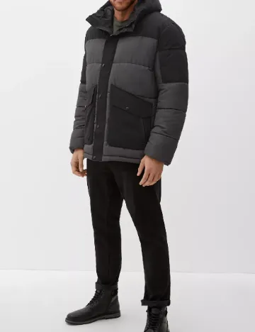 Geaca s.Oliver Plus Size Men, gri