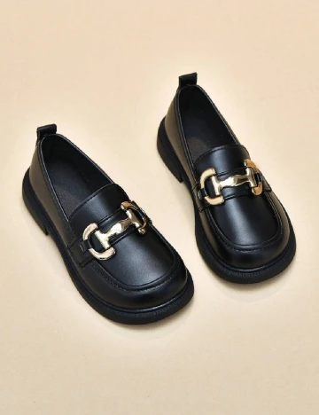 Mocasini Shein Kids, negru