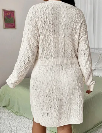 Rochie scurta SHEIN CURVE, ecru