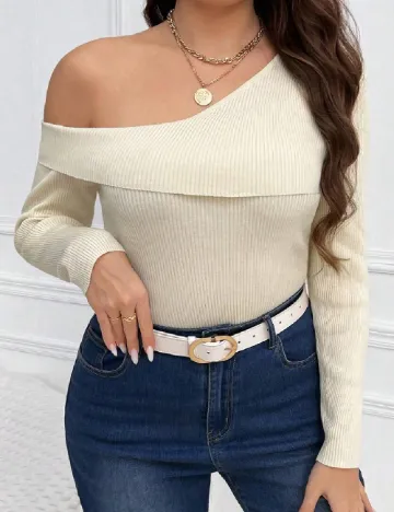 Bluza SHEIN CURVE, crem