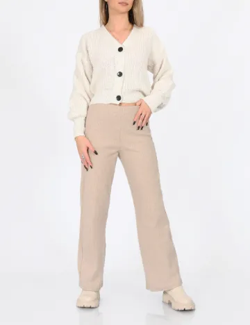 Pantaloni SHEIN, crem