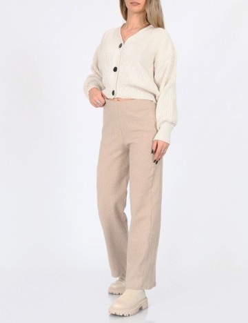 Pantaloni SHEIN, crem