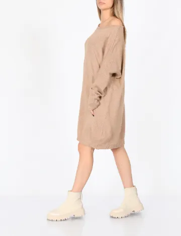 Rochie scurta SHEIN, maro