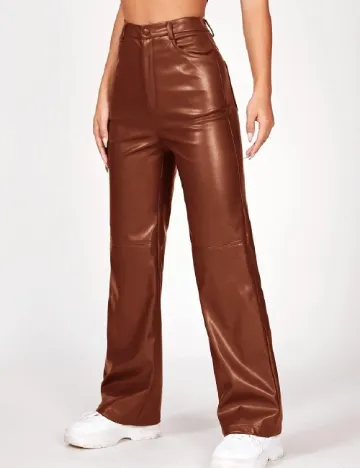 Pantaloni SHEIN, maro