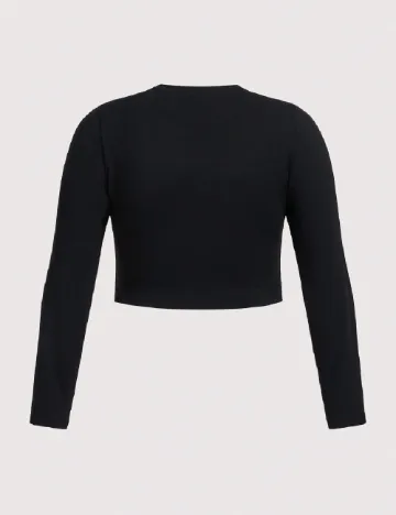 Top SHEIN CURVE, negru