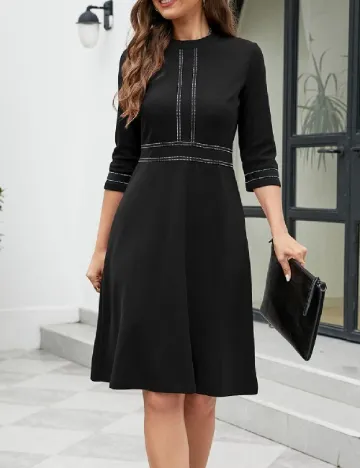 Rochie scurta Homeyee, negru