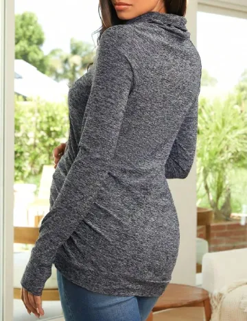 Bluza SHEIN Maternity, gri