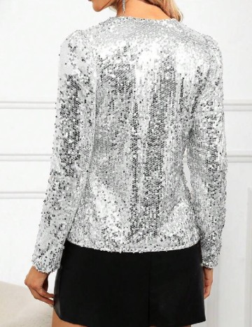 Bluza SHEIN, argintiu