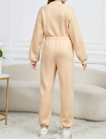 Salopeta Shein Kids, crem