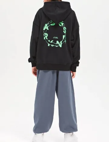 Hanorac Shein Kids, negru