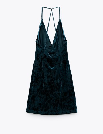 Rochie Zara, albastru petrol inchis