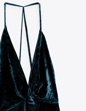 Rochie Zara, albastru petrol inchis