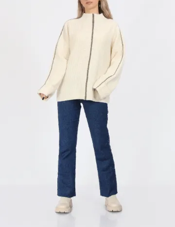 Pulover Vero Moda, ecru