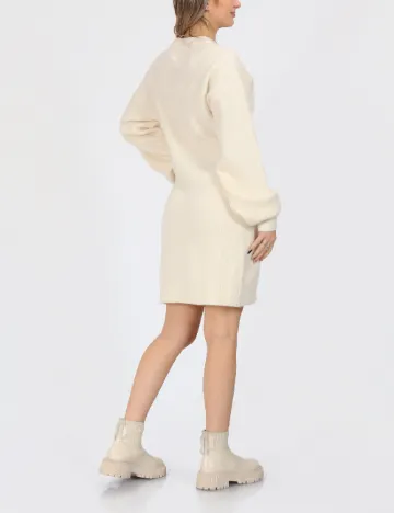 Rochie scurta Vero Moda, ecru