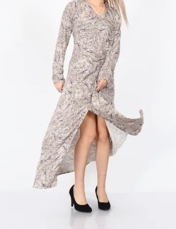 Rochie lunga Vero Moda, crem