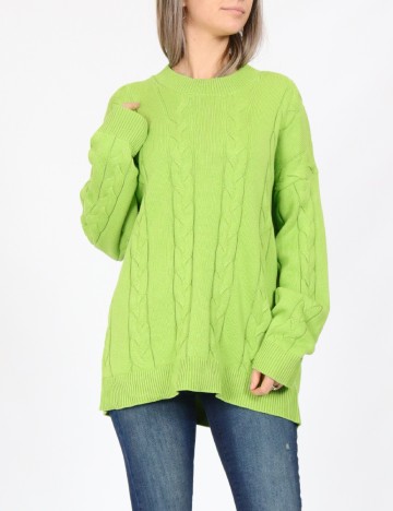 Pulover Oversize Jack&Jones, verde