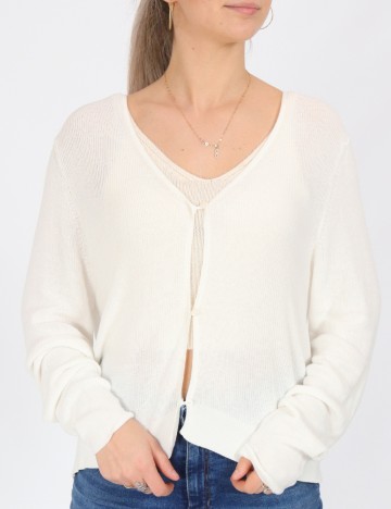 Cardigan Vero Moda, alb