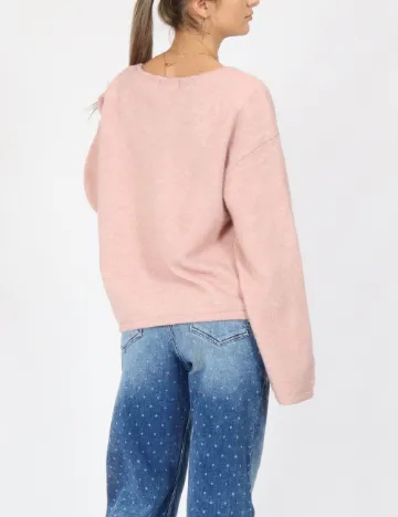 Pulover Vero Moda, roz pudra