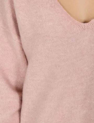 Pulover Vero Moda, roz pudra