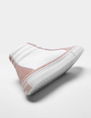 Adidasi Mango Kids, alb/roz