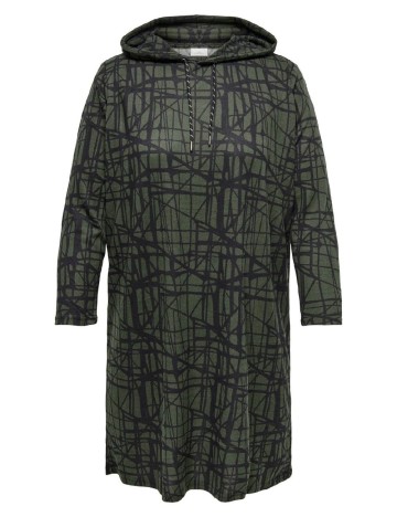 Rochie scurta Only Carmakoma, verde