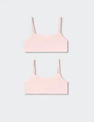 Set bustiere Mango Kids, roz
