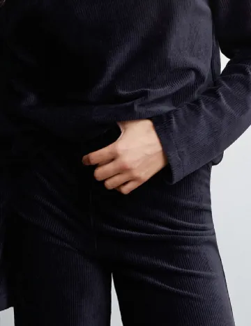 Pantaloni Mango, bleumarin