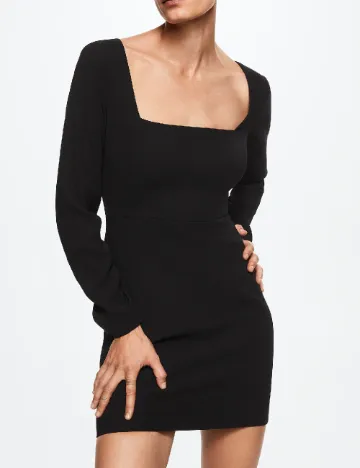 Rochie scurta Mango, negru