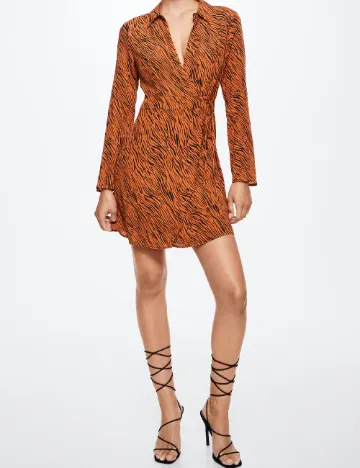 Rochie scurta Mango, animal print