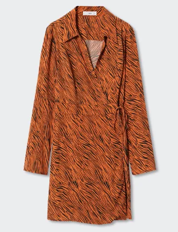 Rochie scurta Mango, animal print