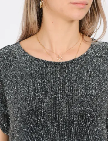 Tricou Only, argintiu