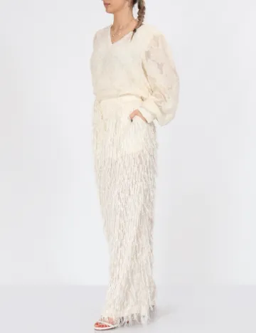 Pantaloni Vero Moda, crem