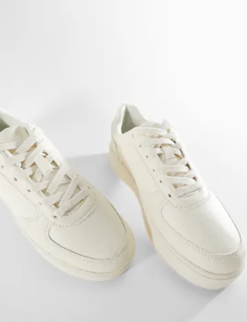 Adidasi Mango Kids, crem