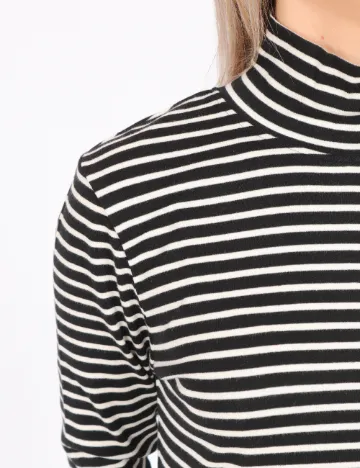 Bluza Only, alb/negru