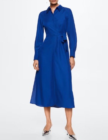 Rochie medie Mango, albastru