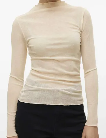 Bluza Vero Moda, ecru