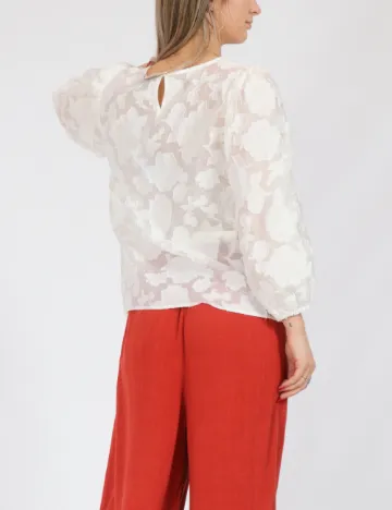 Bluza Pieces, alb