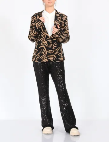 Sacou Vero Moda, maro/negru