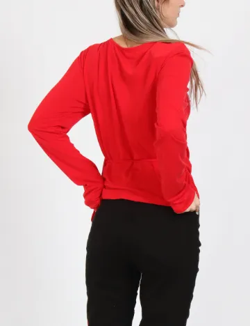 Bluza Pieces, rosu