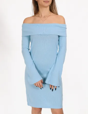 Rochie scurta Noisy May, bleu