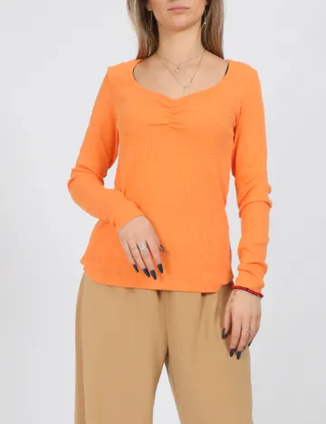 Bluza Pieces, portocaliu