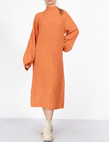 Rochie medie Vero Moda, portocaliu