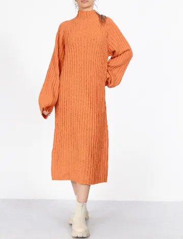 Rochie medie Vero Moda, portocaliu
