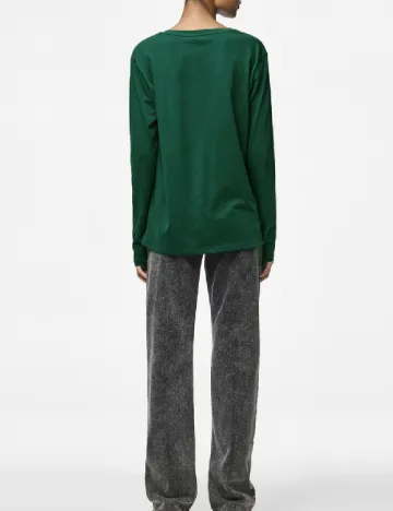 Bluza Pieces, verde