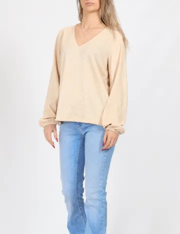 Bluza Pieces, crem